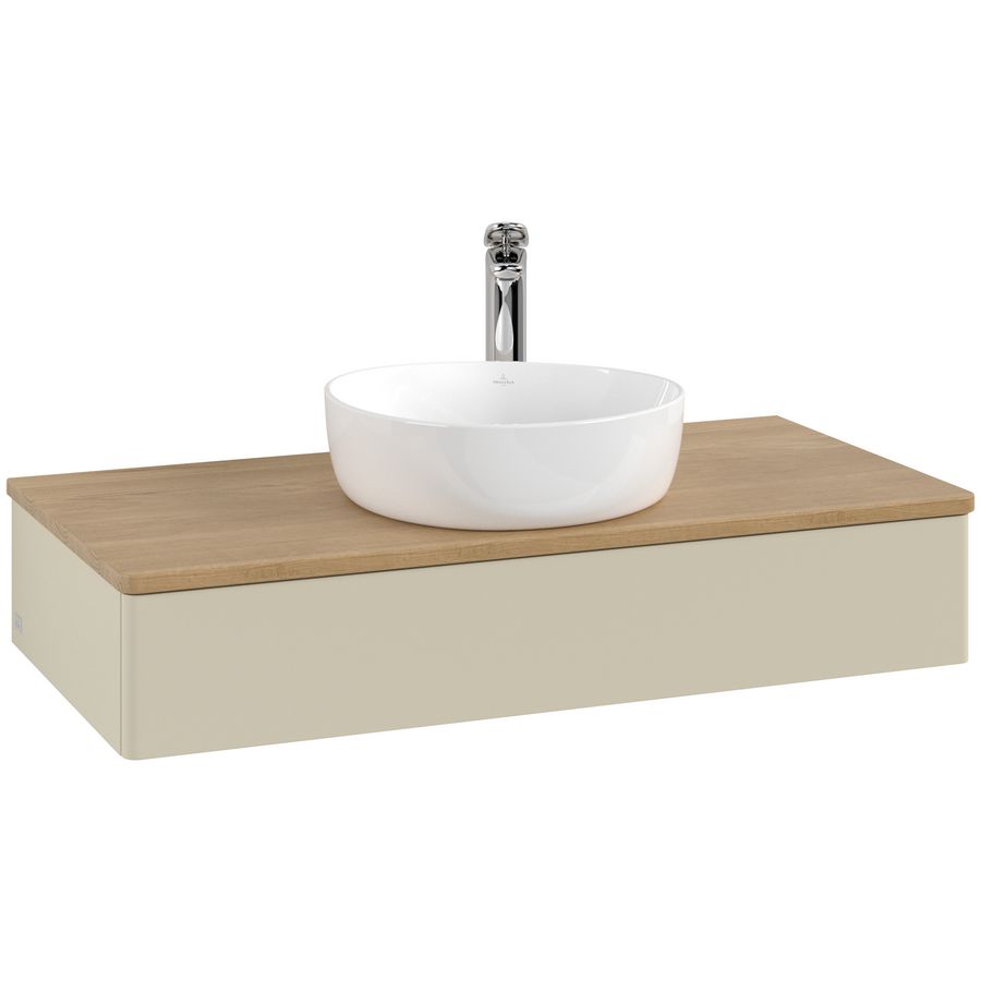 Wastafelonderkast Antao 1000x190x500mm S.Grey Matt Lacquer K09051HJ