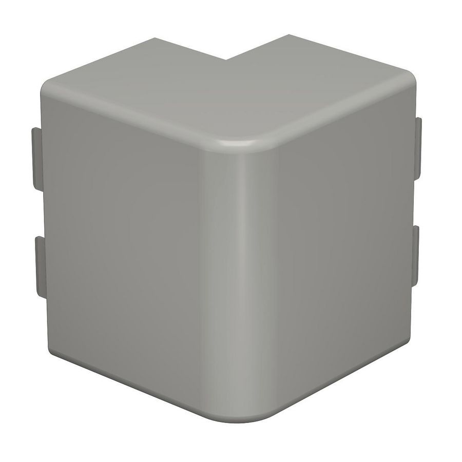 Buitenhoek 60x110mm polyvinylchlorid steengrijs VVE=2