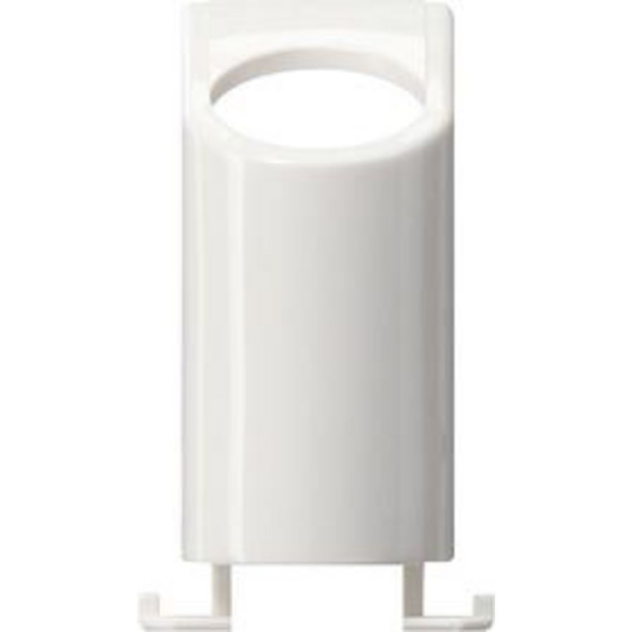 Adapter kabelinvoer buis Ø15mm Opbouw zuiver wit
