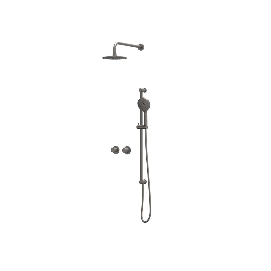 Afbouwdeel regendouche IVY combiset Bond 3 inbouwthermostaat symmetry gebor. metal black CSB3EXGMDAB excl. inbouwbox