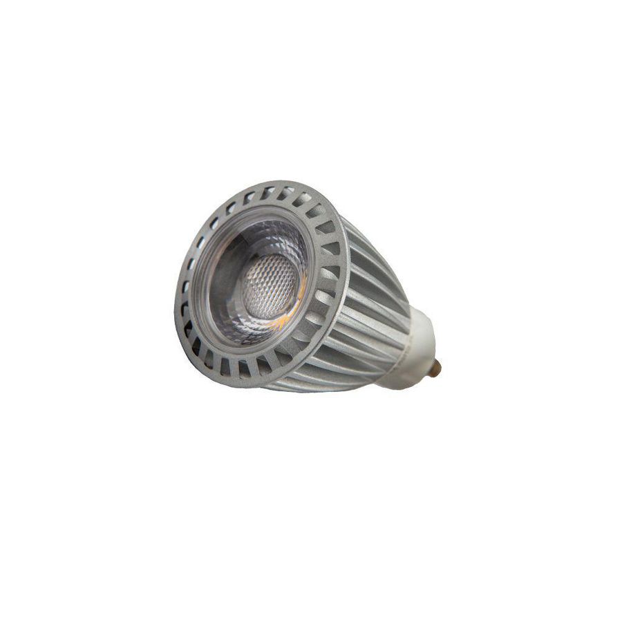 LED lamp GU10 7W 35° 2700K dimbaar zilver