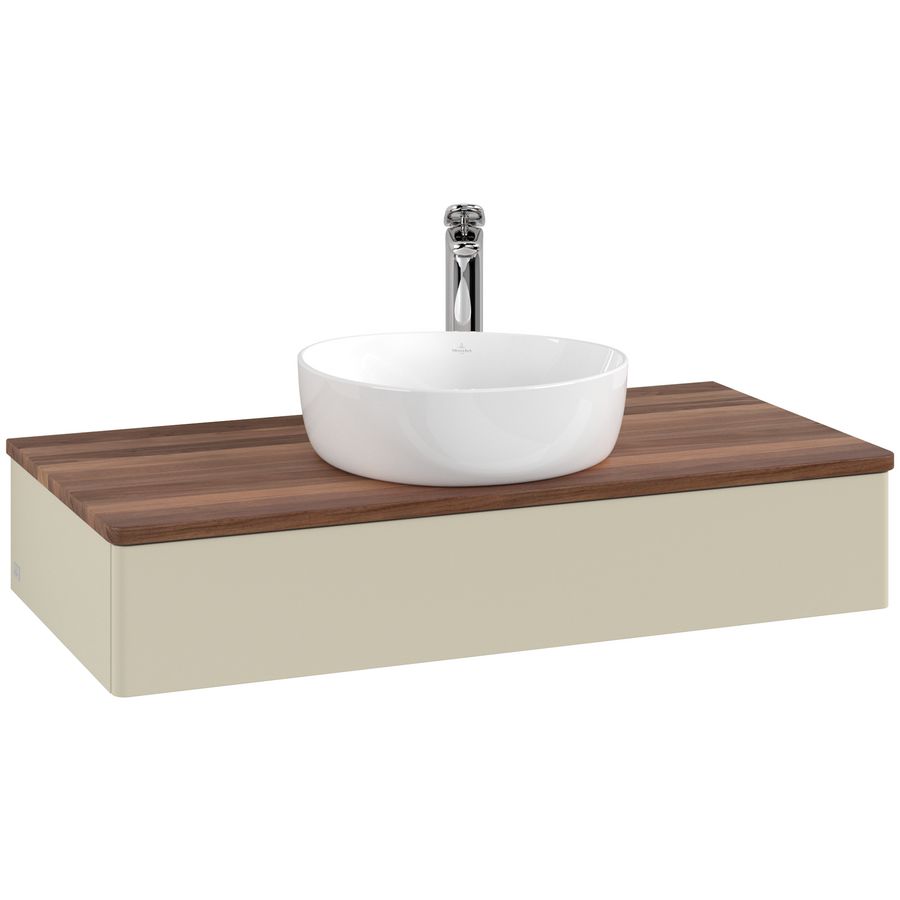 Wastafelonderkast Antao 1000x190x500mm S.Grey Matt Lacquer K09052HJ