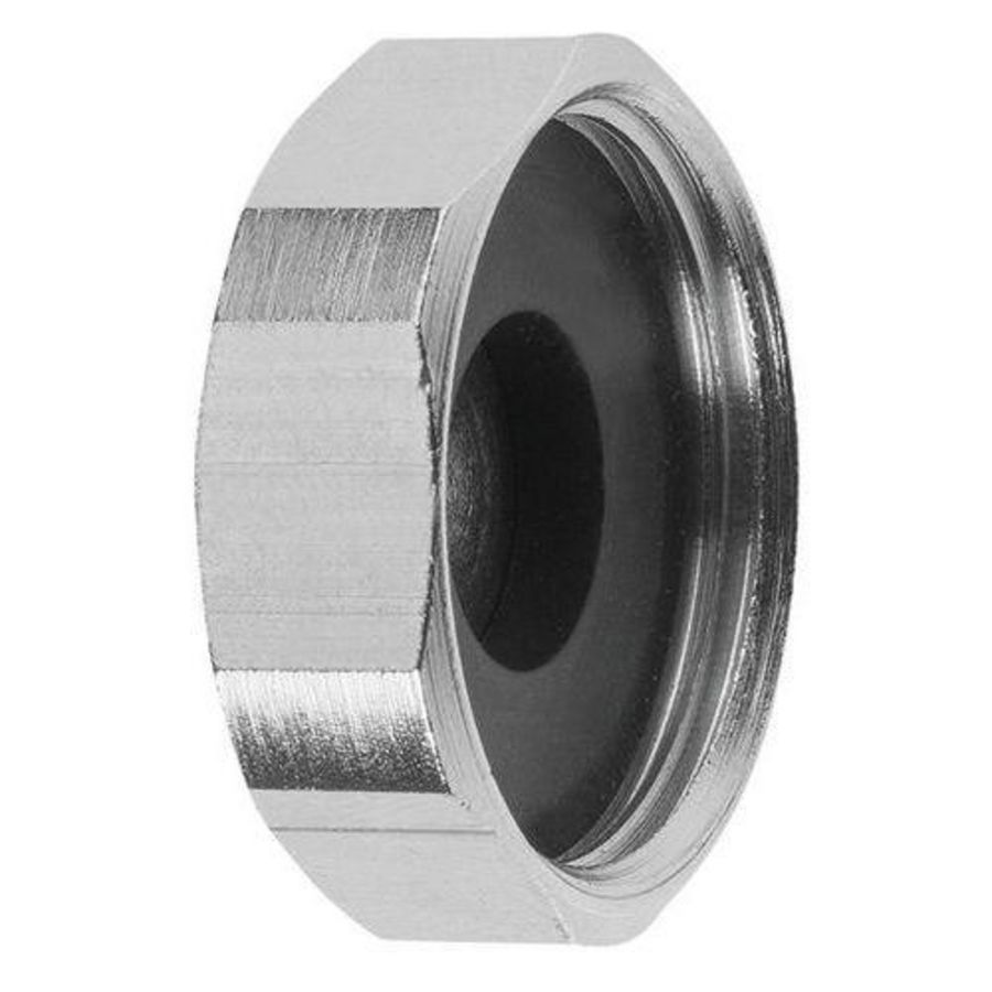 Afdekkap vernikkeld 3/4 met koppeling ketting VVE=10