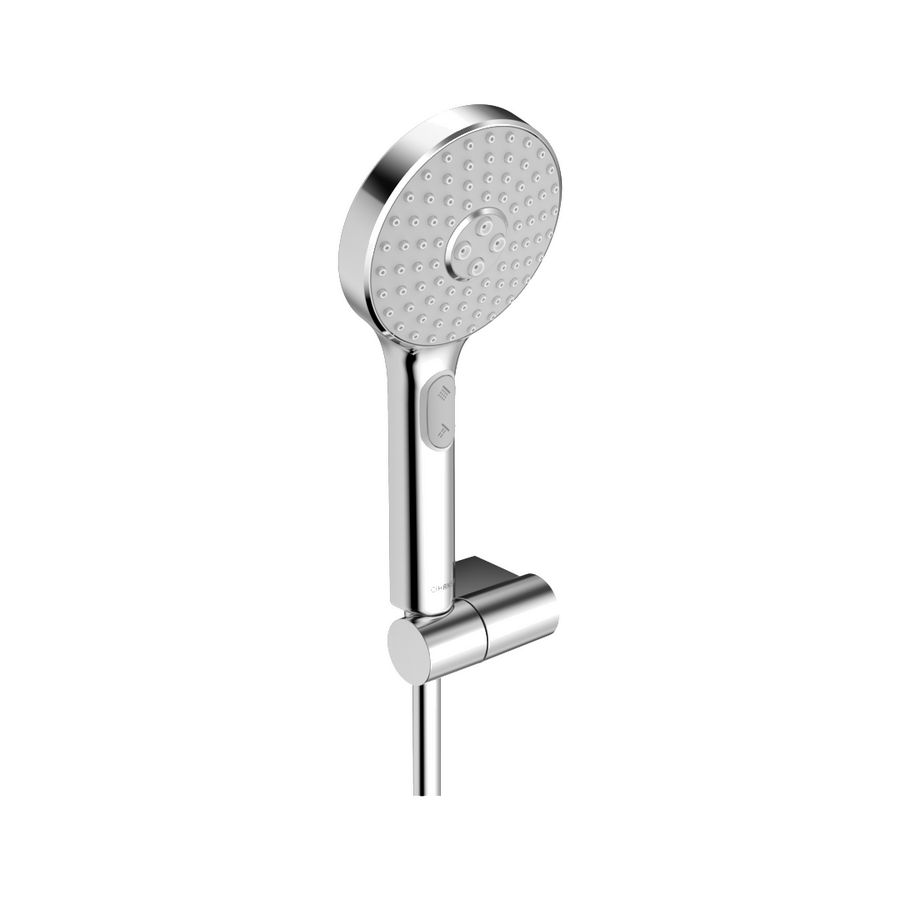 Activejet badset wandhouder slang handdouche ø120mm chroom 3 straalsoorten