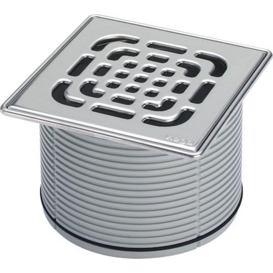 Opzetstuk 150x150 kunststof/grijs 49226-555528