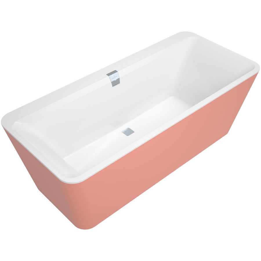 Ligbad Squaro Edge 12 vrijstaand +pan.ColourD UBQ180SQE7PDBCV-01