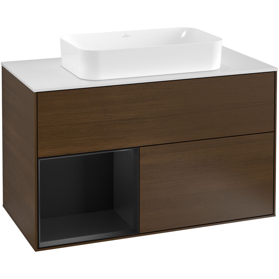 Wastafelonderkast Finion 1000x603x501mm W.Veneer G241PDGN
