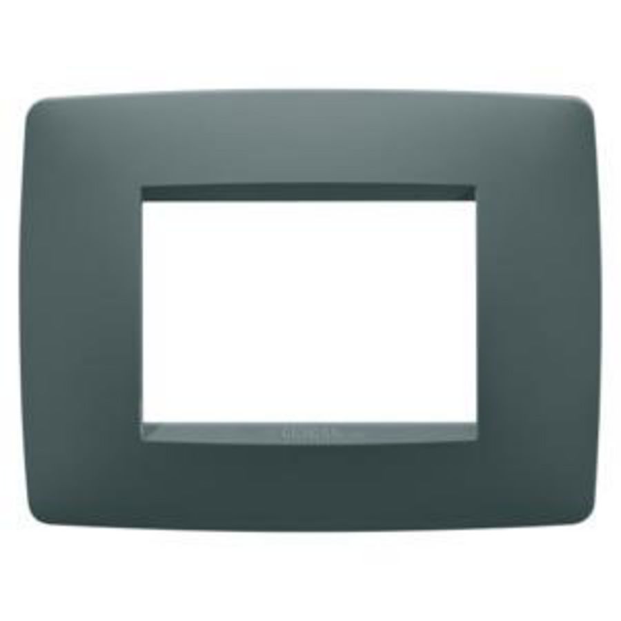 ONE PLAAT-VAN GELAKT TECHNOPOLYMEER-3 MODULE-GROENBLAU