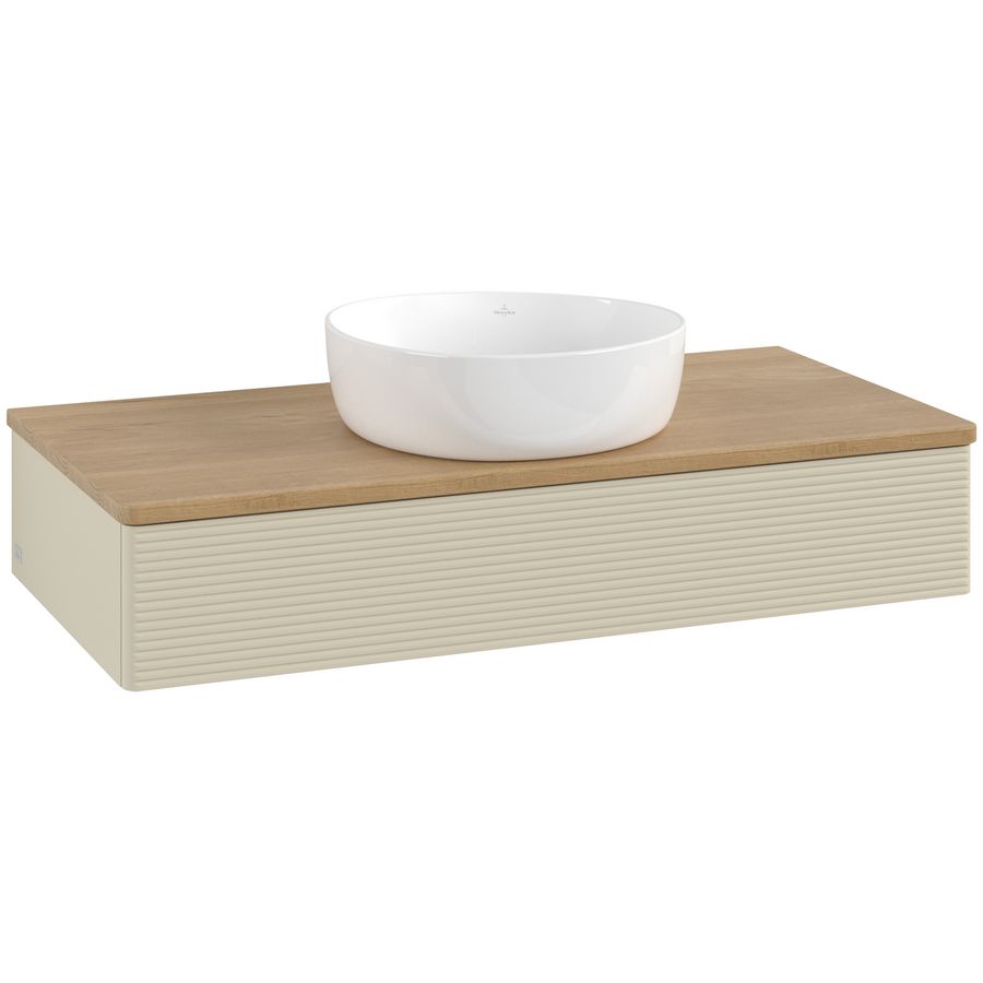 Wastafelonderkast Antao 1000x190x500mm S.Grey Matt Lacquer K09111HJ