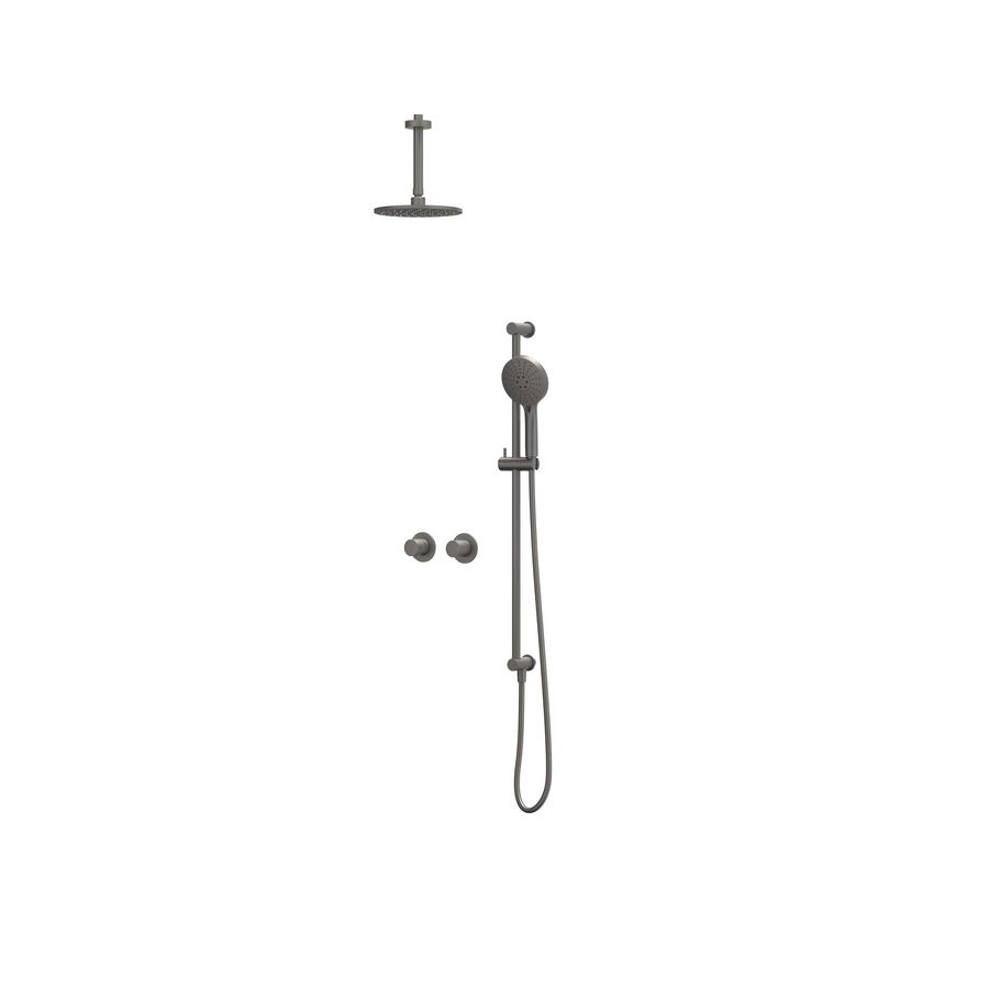 Afbouwdeel regendouche IVY combiset Bond 3 inbouwthermostaat symmetry gebor. metal black CSB3EXGMDBB excl. inbouwbox