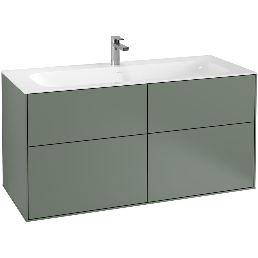 Wastafelonderkast Finion 1196x591x498mm Olive Matt Lacquer F05000GM