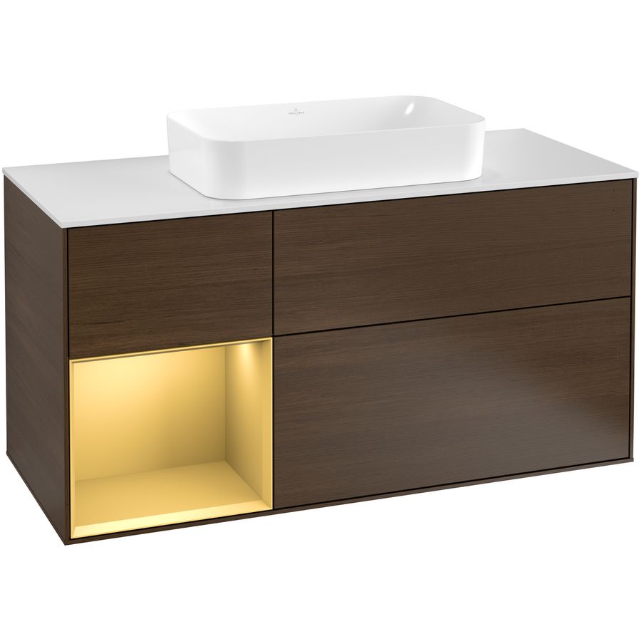 Wastafelonderkast Finion 1200x603x501mm W.Veneer G291HFGN