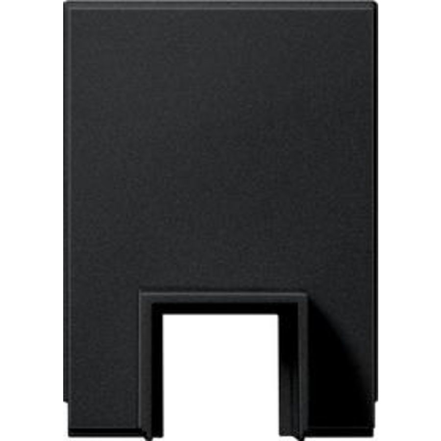 Adapter kabelinvoer kanaal 15x15mm System 55 zwart m