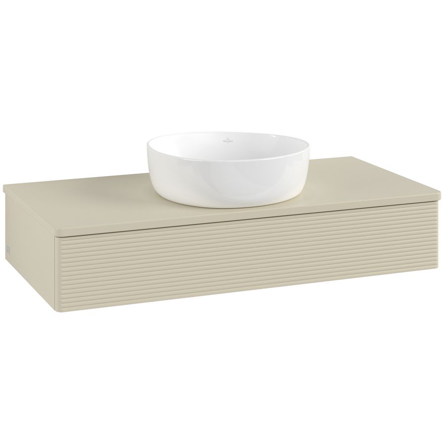 Wastafelonderkast Antao 1000x190x500mm S.Grey Matt Lacquer K09150HJ