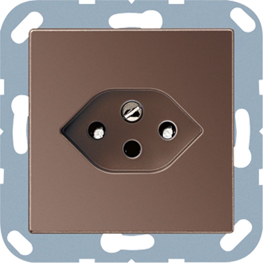 Wandcontactdoos mokka Zwitserse norm type 13 A(S)500 VVE=10