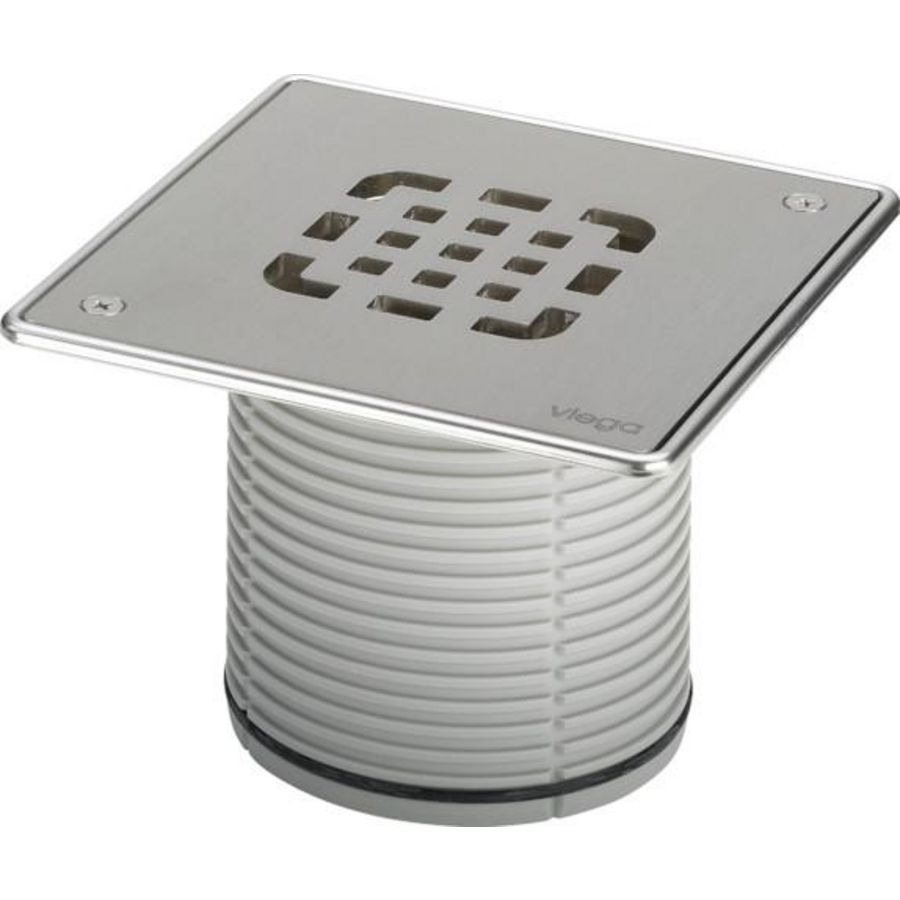 Opzetstuk 150x150 kunststof/grijs 49346-555467