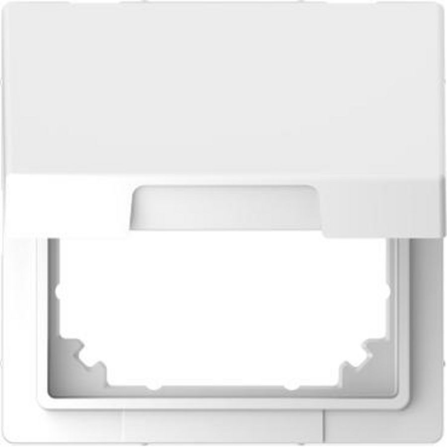 Adapter DIN 49075 inzetstukken Klapdeksel Lotus wit SysD