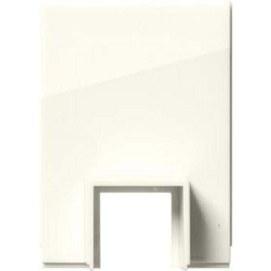 Adapter kabelinvoer kanaal 15x15mm System 55 creme wit