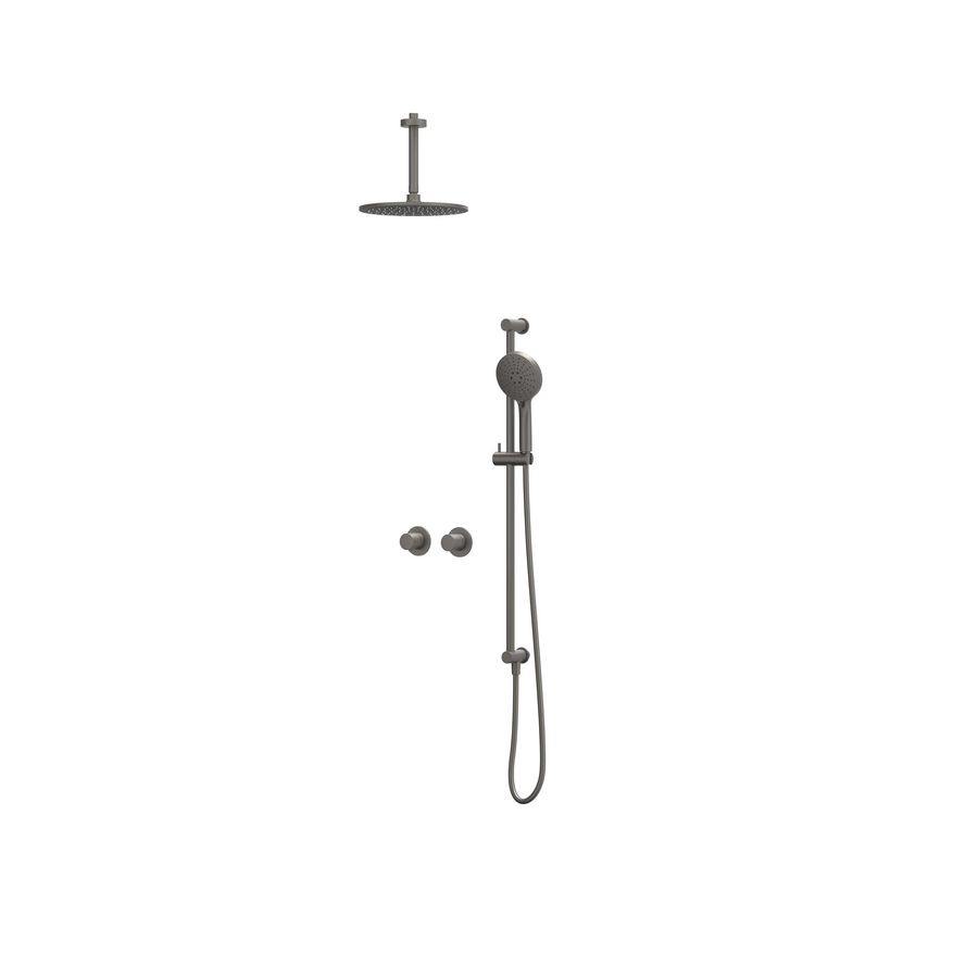 Afbouwdeel regendouche IVY combiset Bond 3 inbouwthermostaat symmetry gebor. metal black CSB3EXGMEBB excl. inbouwbox