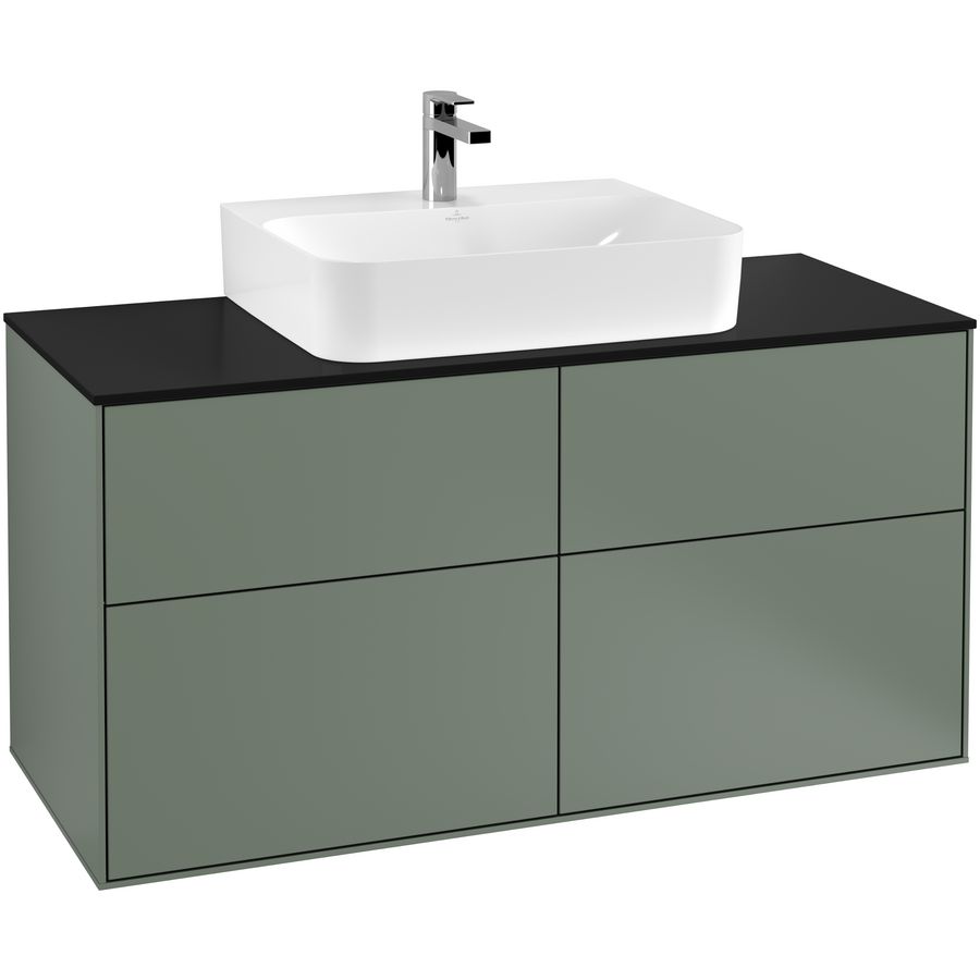 Wastafelonderkast Finion 1200x603x501mm Olive Matt Lacquer G13200GM