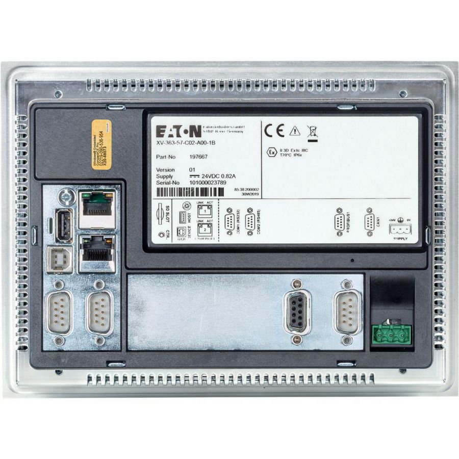 HMI/ PLC optinal 5,7" Touchpanel 640x480 Pixel alu behuizi