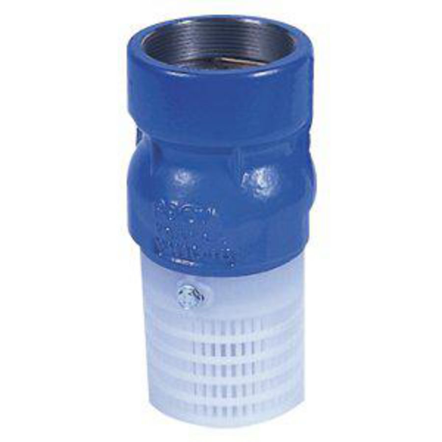 Voetklep 102P DN100 PFA 16bar Afdichting EPDM zuigkorf PP