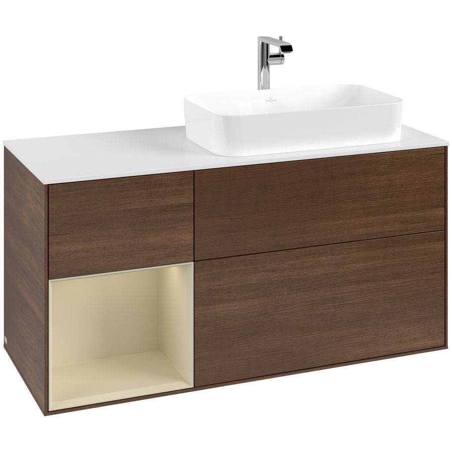 Wastafelonderkast Finion 1200x603x501mm W.Veneer F271HJGN