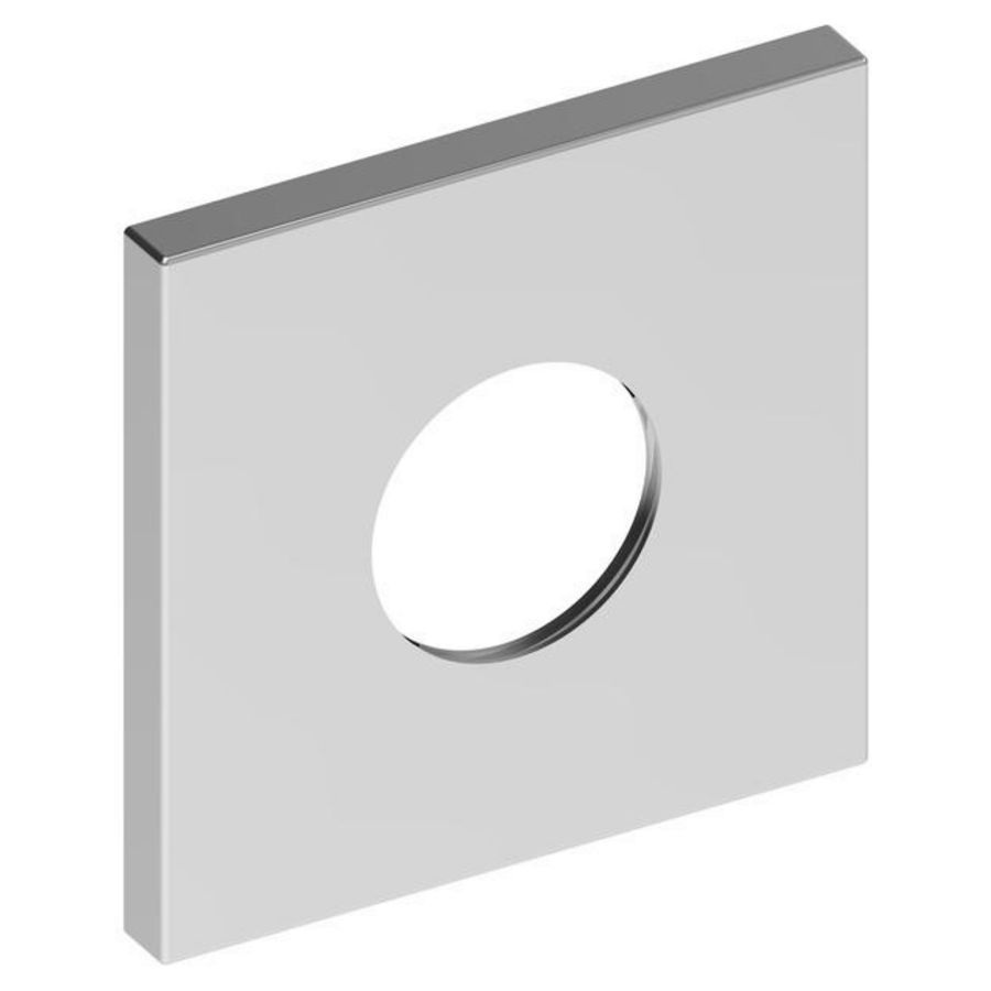 Wandrozet voor thermostaat/vierkant 59553030092