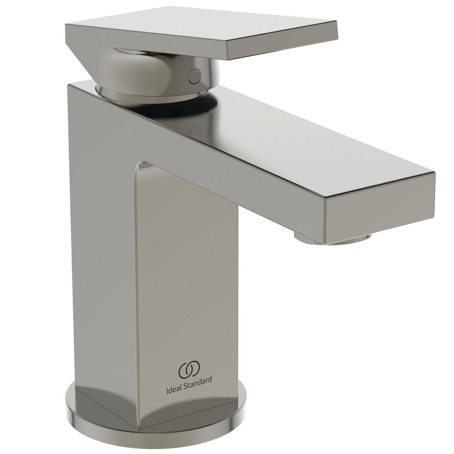 Wastafelmengkraan piccolo 5l/min m. waste silver storm (rvs-look) Extra