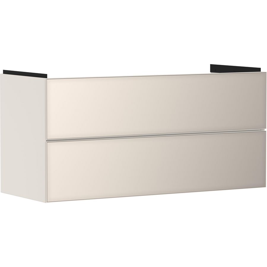 Onderkast Sand Matt beige / front metallic sand beige 1180x475mm 2x la tbv wastafel Xevolos E 54185790