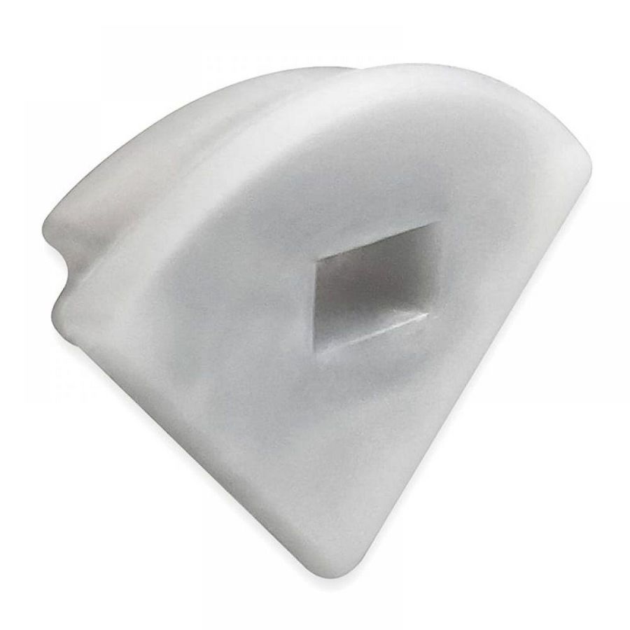 Eindkap E68 silicone voor profiel PN10 met kabelgoot