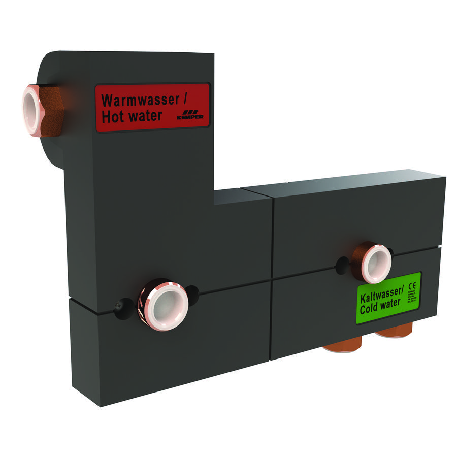 Basisdeel tbv inbouwafsluiters binnendraad DN15