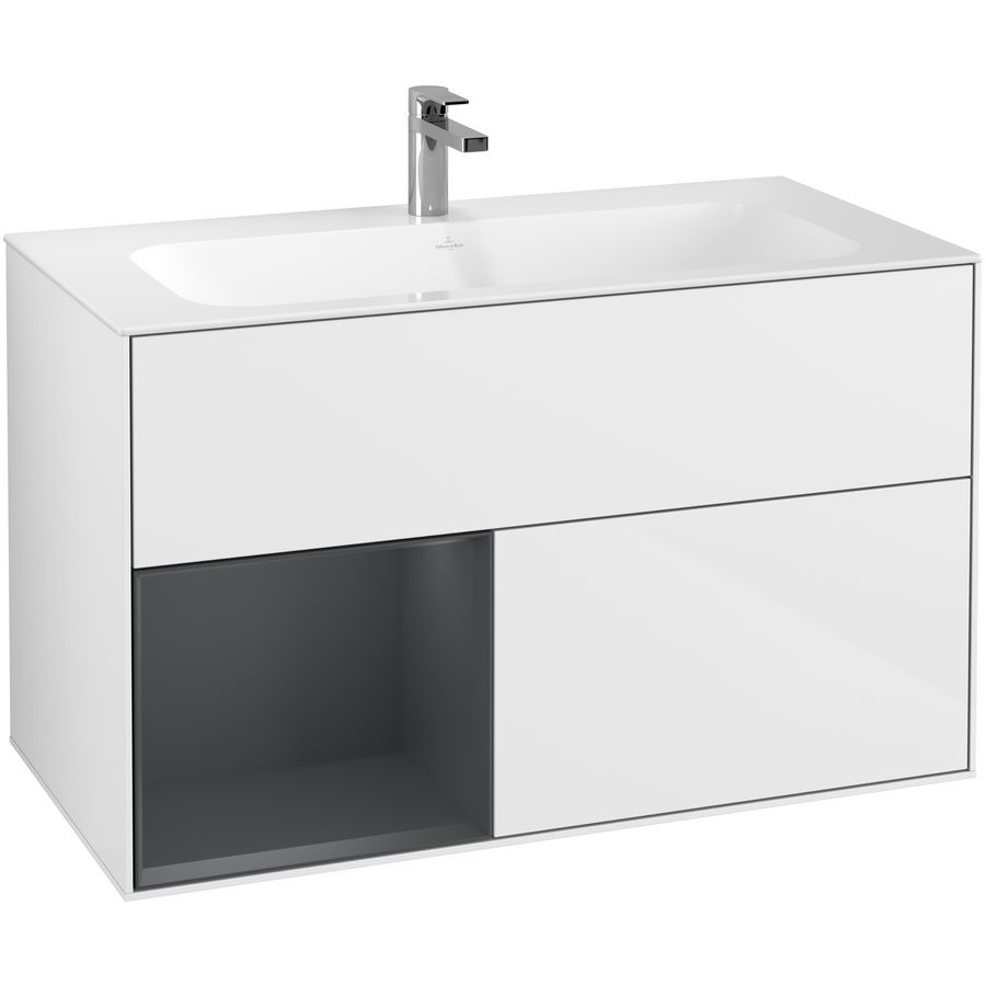 Wastafelonderkast Finion 996x591x498mm G.White.L F030HGGF