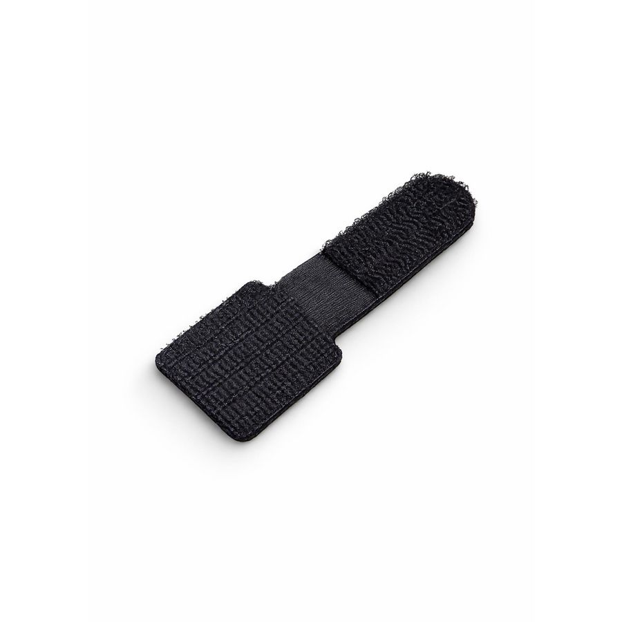 Plakzadel klittenband, 28x90mm Zwart, 100st