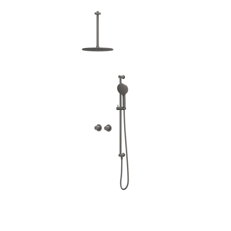 Afbouwdeel regendouche IVY combiset Bond 3 inbouwthermostaat symmetry gebor. metal black CSB3EXGMFCB excl. inbouwbox