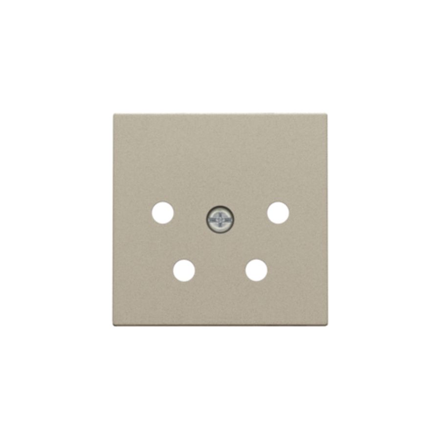 Afwerkingsset 4-polig inbouwcontactdoos PTT champagne