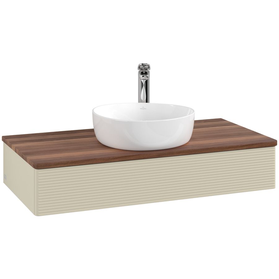 Wastafelonderkast Antao 1000x190x500mm S.Grey Matt Lacquer L09152HJ