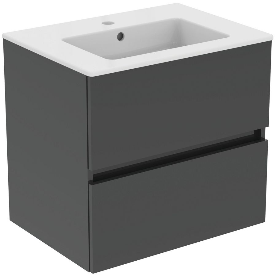 Wastafelmeubel pack 600mm grijs tiempo