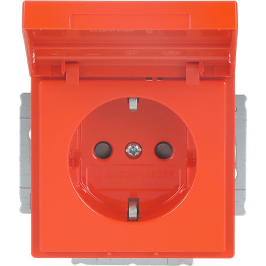 Tekstwandcontactdoos ra kv kd Centraalplaat inb future oranje (20 EUKNB-14-82)