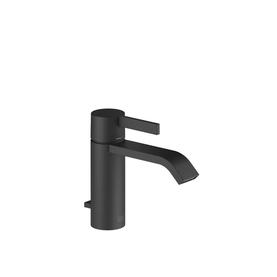 IMO Eengreeps wastafelmengkraan+afgar. Mat Zwart