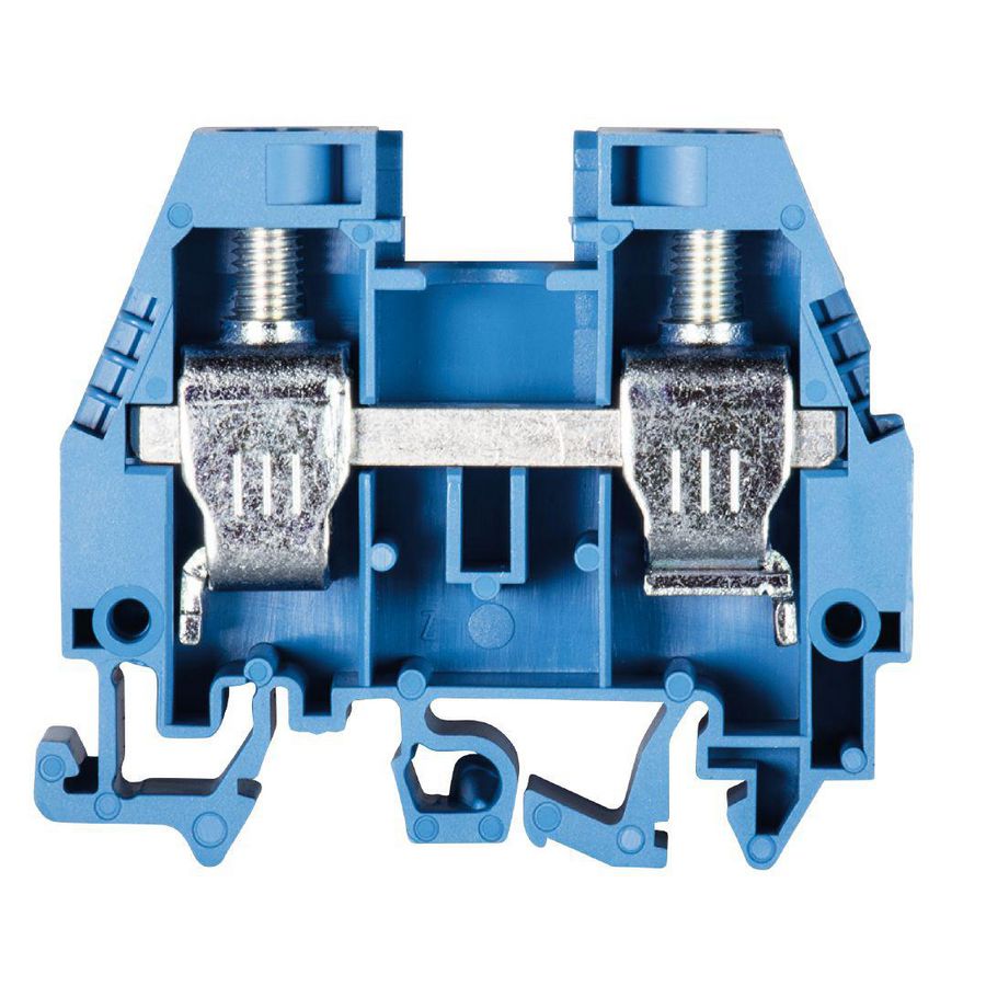 Doorgangsklem WKI 16/U blauw/v0 VVE=50