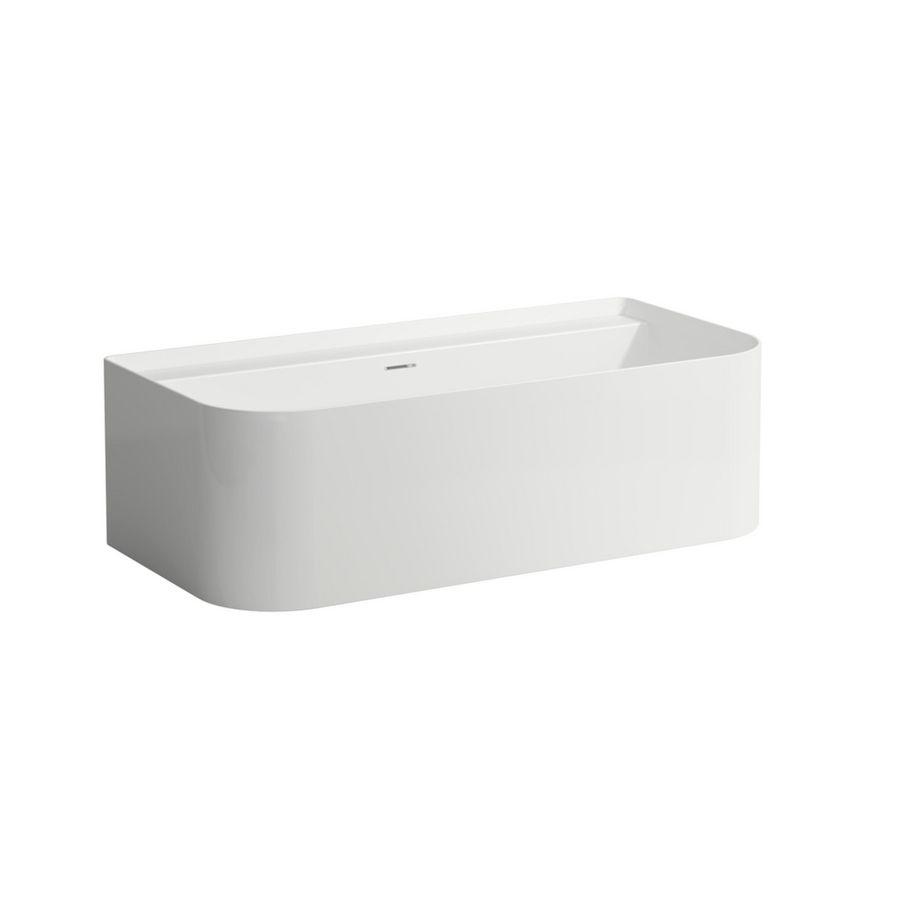 Vrijstaand Bad 160X815 Met Overloop Click-Clack Waste wit