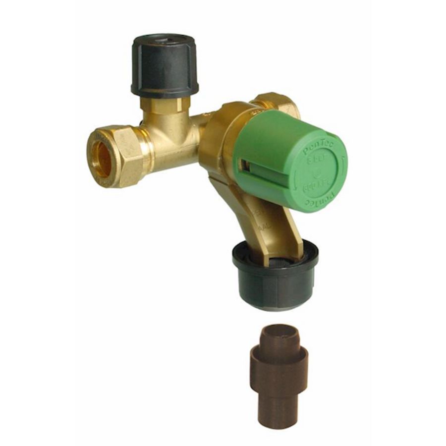 Inlaatcombinatie DUCO UBIC 22mm knel 8bar