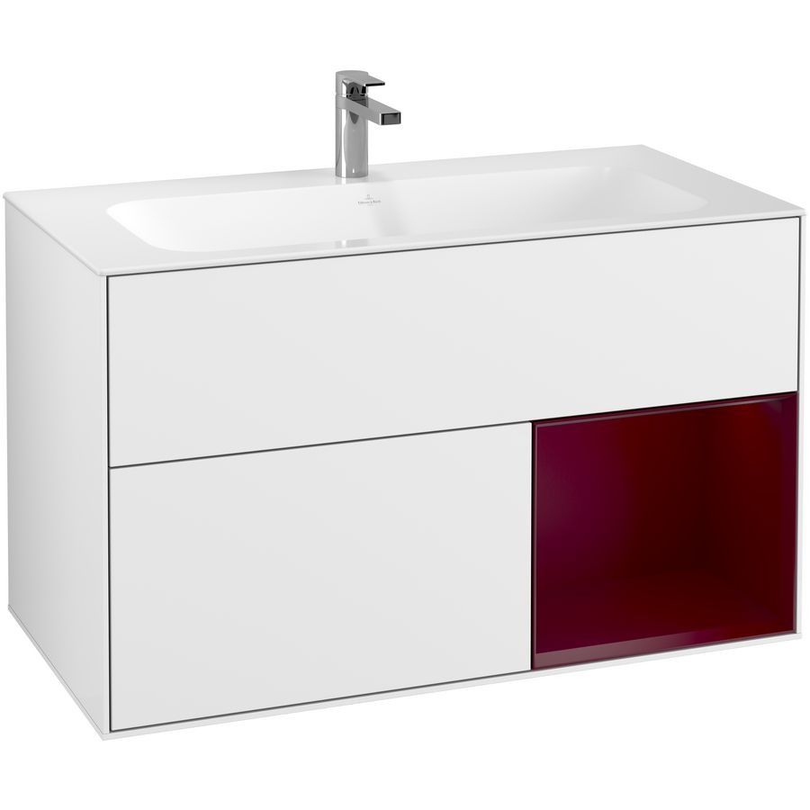 Wastafelonderkast Finion 996x591x498mm G.White.L F040HBGF