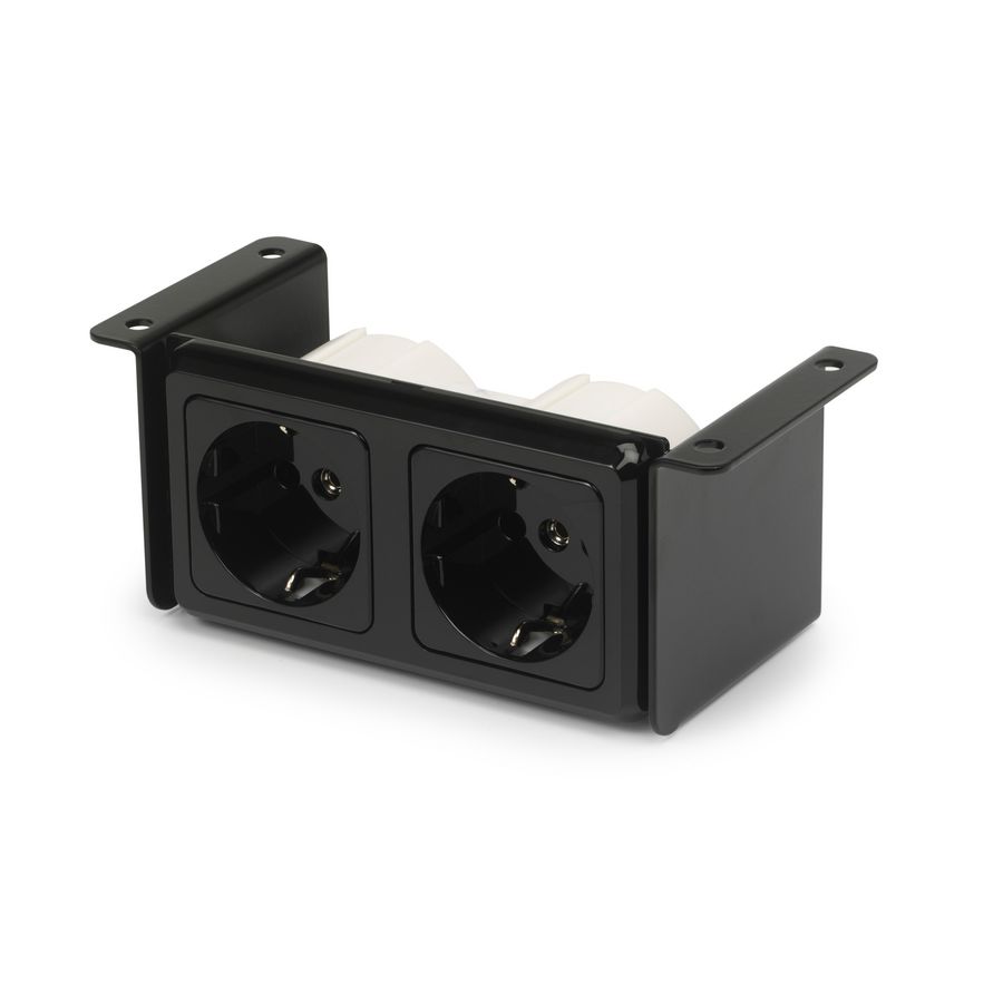 ULM 2x 230V RA 2m GST o.g. zwart