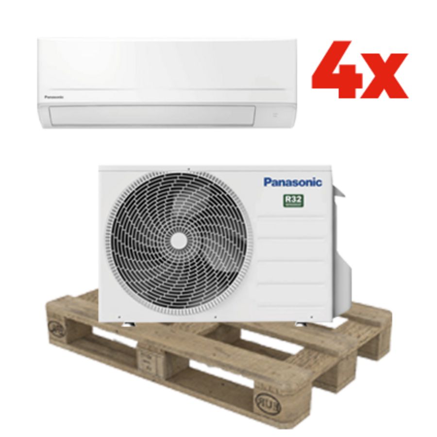 Pallet 4st. Panasonic BZ super-compact  5.0kw airco set (CS-BZ50CKE + CU-BZ50CKE)