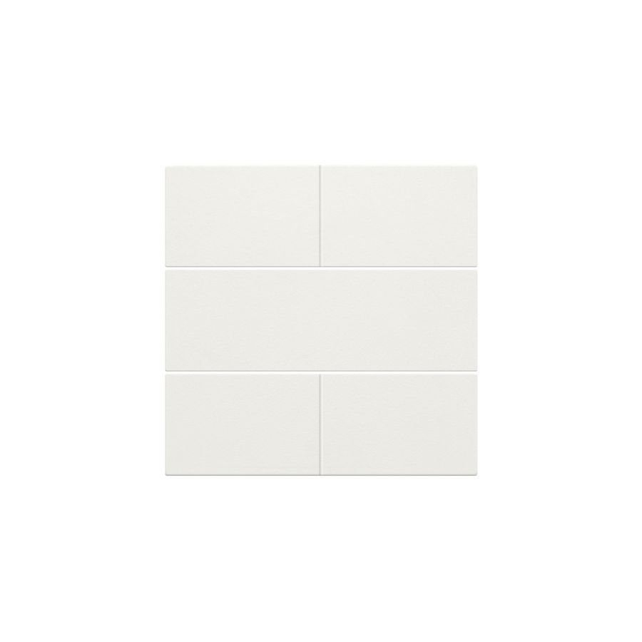 Afwerkingsset 4-voudige pot.vrij knop 24V white coat