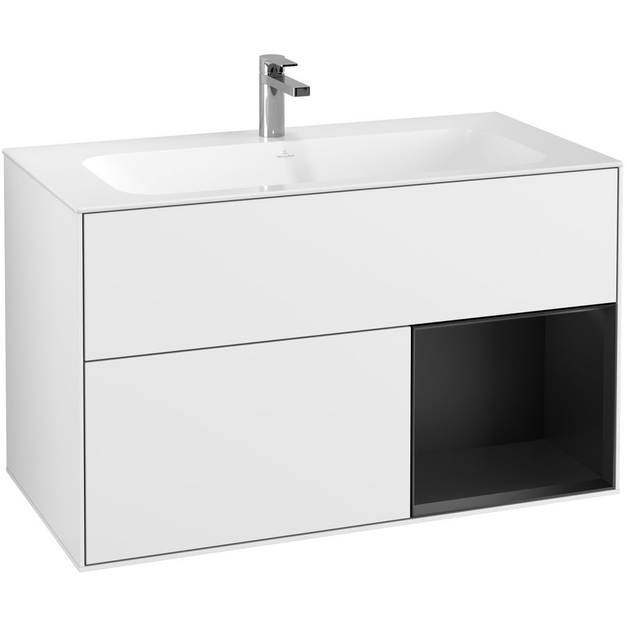 Wastafelonderkast Finion 996x591x498mm G.White.L F040PDGF
