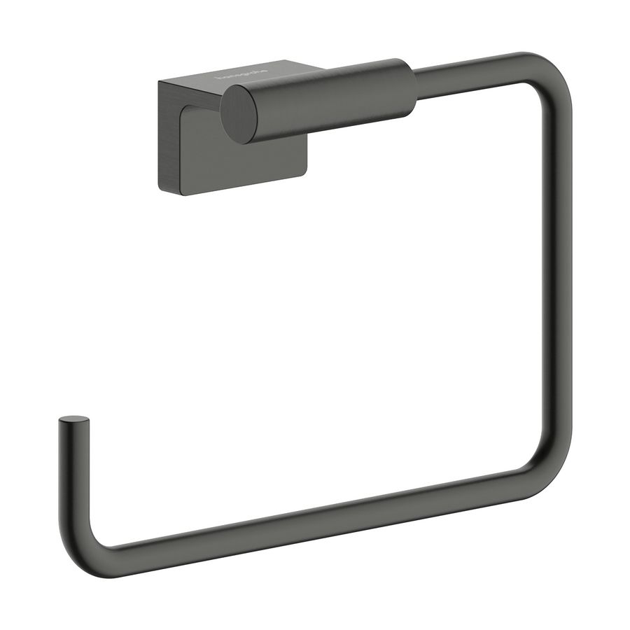 AddStoris S handdoekring Brushed Black Chrome