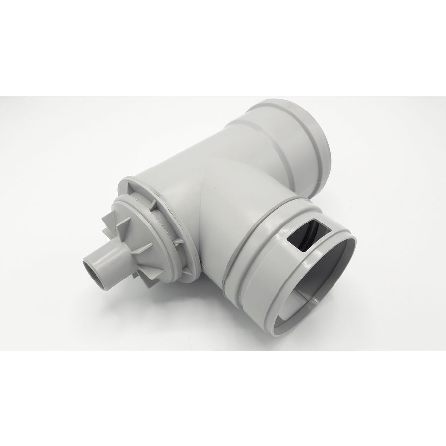 Adapter rookgaskanaal pijp 100